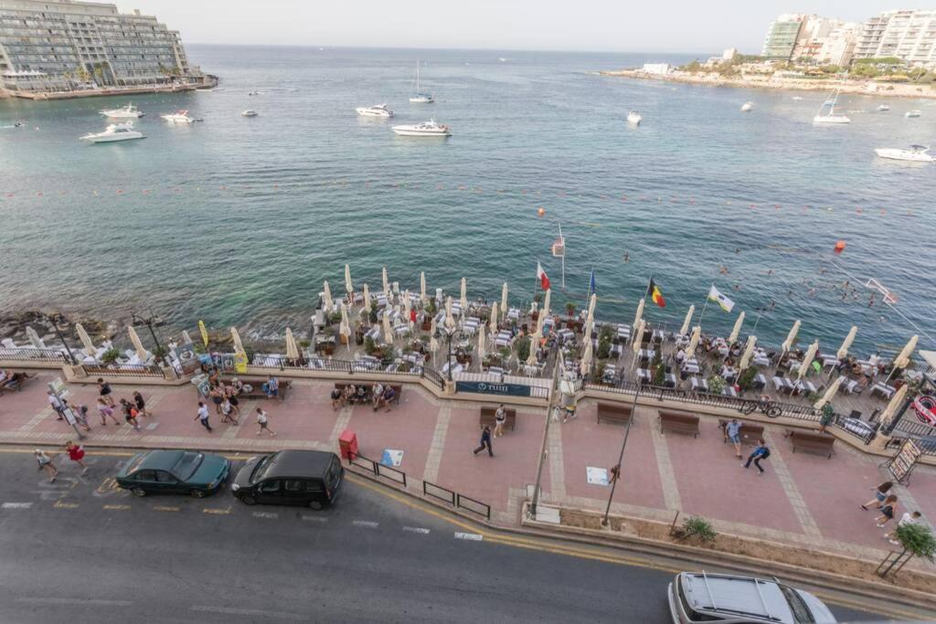St Julians' Sea Front, Spectacular View, Apartment Saint Julian's Eksteriør bilde